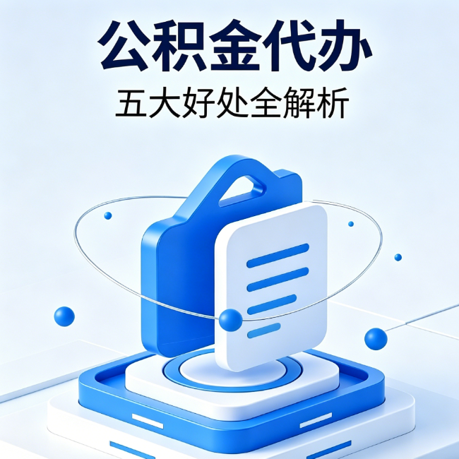 平凉公积金代办到底值不值？这5大好处让你少走弯路
